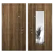 Входная дверь Такт-тайм Эталон Плюс 4 левый 180x75см цвет дуб крафт табачный/дуб крафт табачный с зеркалом