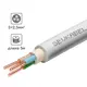 Кабель Севкабель NYM нг-LS 3x2.5 5 м ГОСТ