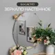 Зеркало настенное Bogacho Терра кремовый 65x70 см
