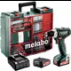 Дрель-шуруповерт аккумуляторная Metabo PowerMaxx BS 6010368, 12 В Li-Ion 2x2 Ач