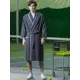 Халат с шалью Lacoste Super Boy Bitume L/XL цвет серый