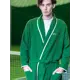 Халат с шалью Lacoste Super Boy Emerald L/XL цвет зеленый
