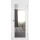 Комплект межкомнатной двери VFD Emalex е32 глухая 200x80см шпон цвет Ice (зеркало) с коробом и наличниками