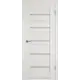 Комплект межкомнатной двери VFD Atum х7 остеклённая 200x90см Шпон цвет Shimmer (Bianco) (white cloud) с коробом и наличниками