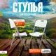Стул складной Ami Premium AMI 45.5 см x 50 см x 109.5 см сталь белый 2 шт