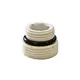 Ниппель для радиатора Schlosser 1/2"х3/4" латунь белый