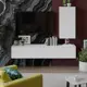 Полка Трия 180x123x37 см ЛДСП цвет белый, коричневый