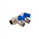 Коллектор распределительный Okseler oks00401 3/4"x1/2" евроконус 2 выхода латунь