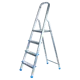 Стремянка алюминиевая Ladderbel STR-AL-4 4 ступени, максимальная нагрузка 150 кг