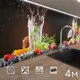 Стеновая панель матовая Фартукофф ФФ - 46 400x60x0.1 см ПВХ цвет разноцветный