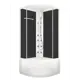 Душевая кабина Domani-Spa Delight Slim 110 high DS01DS110HBCl10 100x100x218 см гидромассаж 1/4 круга высокий поддон, черные стенки, прозрачное стекло