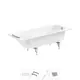 Ванна Sanitana BLB Universal 20220721R прямоугольная сталь 170x70 см с шумоизоляцией, ножками, сливом-переливом и подголовником