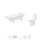 Ванна Sanitana BLB Universal 20220742R прямоугольная сталь 170x75 см с напольным унитазом