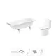 Ванна Sanitana BLB Universal 20220741R прямоугольная сталь 170x75 см с напольным унитазом
