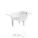 Ванна Sanitana BLB Europa Mini 20220544R прямоугольная сталь 105x70 см с сиденьем, ножками и сливом-переливом