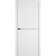 Комплект межкомнатной двери VFD Urban 1 глухая 200x90см шпон цвет ice Black mould 2-хBE (запил 1) с коробом и наличниками