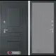 Входная дверь Лабиринт Атлантик П29 правый 205x88см цвет шагрень RAL 7024/серый рельеф софт