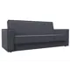 Диван раскладной Лига диванов Куба 214x81x90 см эко-кожа цвет grifon 15 серый