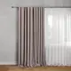 Штора на ленте со скрытыми петлями блэкаут Kreaforta Plaga 200x300 см цвет серо-коричневый