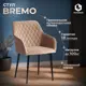 Комплект кресел 4 шт Tetchair Bremo 55x83x58 см ткань цвет бежевый