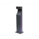 Фонарный столб уличный светодиодный Kink light 09205-f220v.1610-kinklight 80 см нейтральный белый свет цвет серый