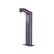 Фонарный столб уличный светодиодный Kink light 09207-f220v.1610-kinklight 80 см нейтральный белый свет цвет серый