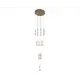 Светильник подвесной светодиодная Kink light Гутта 07861-18a,36-kinklight 20 м² нейтральный белый свет цвет латунь