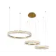 Светильник подвесной светодиодная Kink light Лаура 08246,36pa(4000k)-kinklight 20 м² нейтральный белый свет цвет латунь