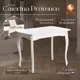 Обеденный стол прямоугольный Tetchair caterina provence 100-130x70 см МДФ цвет слоновая кость