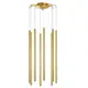 Светильник подвесной светодиодная Lightstar Tubo L8t747333-lightstar 13 м² нейтральный белый свет цвет золото