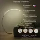 Торшер светодиодный Newlamp Frizzante изменение оттенков белого света цвет оранжевый/медный с диммером и пультом