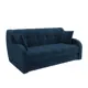 Диван раскладной Мебель-арс Барон НПБ 165x88x110 см велюр цвет luna 034 темно-синий