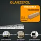 Плинтус потолочный Glanzepol GP-32-34, 70x2000мм 34 шт, цвет белый