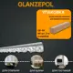 Плинтус потолочный Glanzepol GP-59-60, 53x2000мм 60 шт, цвет белый