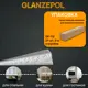 Плинтус потолочный Glanzepol GP-112-27, 101x2000мм 27 шт, цвет белый