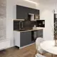 Кухонный шкаф навесной для сушки МДФ 60х30х72 см Графит