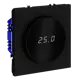Терморегулятор электронный VOLTUM S70 VLS070108 с индикацией и датчиком цвет черный матовый