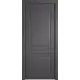 Комплект межкомнатной двери Vfd Stockholm глухая 200x80см эмаль цвет графит эмаль/graphite с коробом и наличниками
