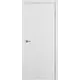 Комплект межкомнатной двери Vfd Simple глухая 200x90см ПВХ цвет satin blank с коробом и наличниками