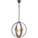 Светильник подвесной Lightstar Cero 731247-lightstar 4 лампа 8 м² цвет черный