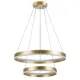 Светильник подвесной светодиодная Lightstar Rotonda 736422-lightstar 55 м² нейтральный белый свет цвет золото