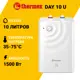 Накопительный водонагреватель электрический 10 л Thermex Day 10 U 130437 1.5 кВт эмалированная сталь мокрый ТЭН
