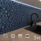 Стеновая панель матовая Фартукофф ФФ - 231 300x60x0.15 см ПВХ цвет черный/зеленый