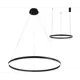 Светильник подвесной светодиодная Kink light Тор 08214.19a3000k-kinklight 25 м² нейтральный белый свет цвет черный