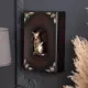 Шкафчик для ключей Bogacho Грация 12.5x29x18.5 см МДФ коричневый
