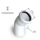 Отвод RTP Elite МК МПП 50/30° мм