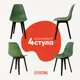 Комплект кухонных стульев 4 шт Derstuhl Plast 45x82x45 см полипропилен цвет темно-зеленый