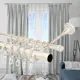 Карниз двухрядный EVOLI Ø28 мм открытый кронштейн цвет белое золото 180 см