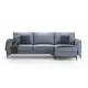 Диван раскладной Mebelroom Мэдисон 270x77x150 см рогожка цвет серый