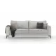 Диван раскладной Mebelroom Мэдисон 240x77x100 см велюр цвет белый